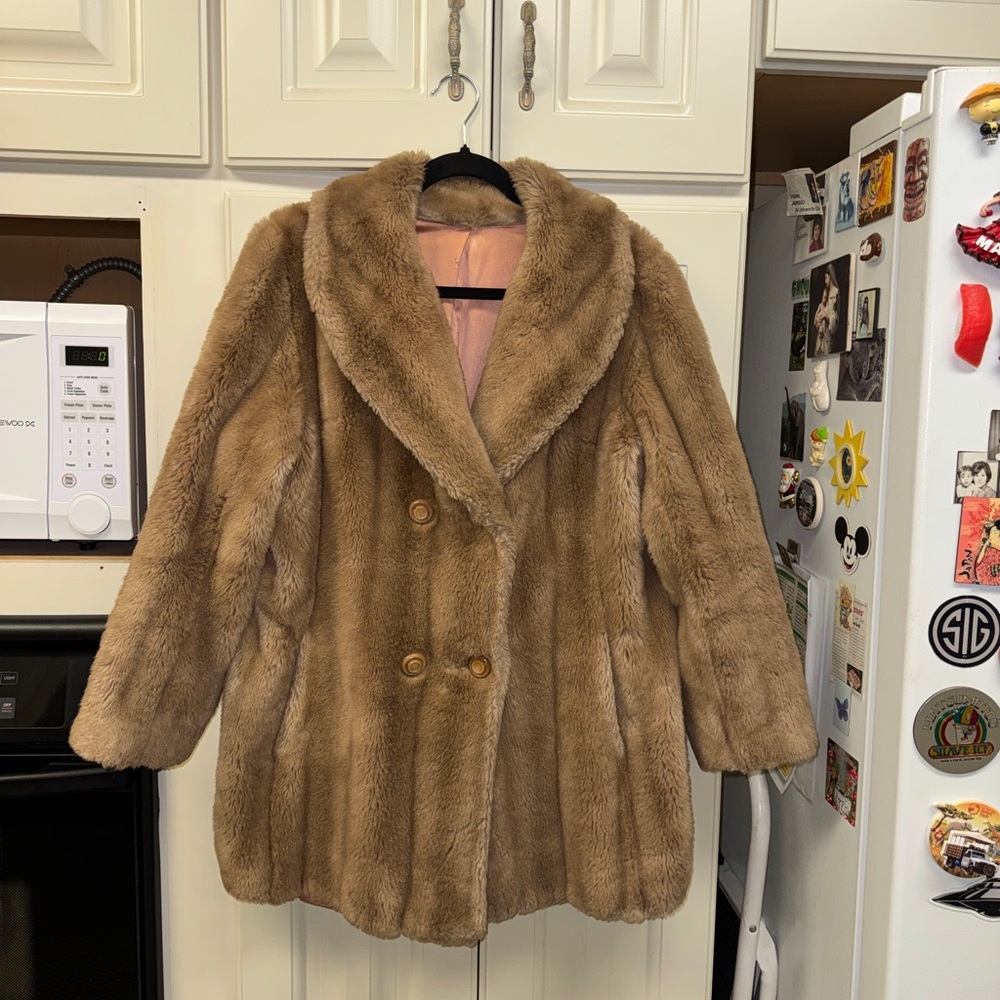 **REDUCED PRICE** Vintage 60s Aleutian Fur Coat